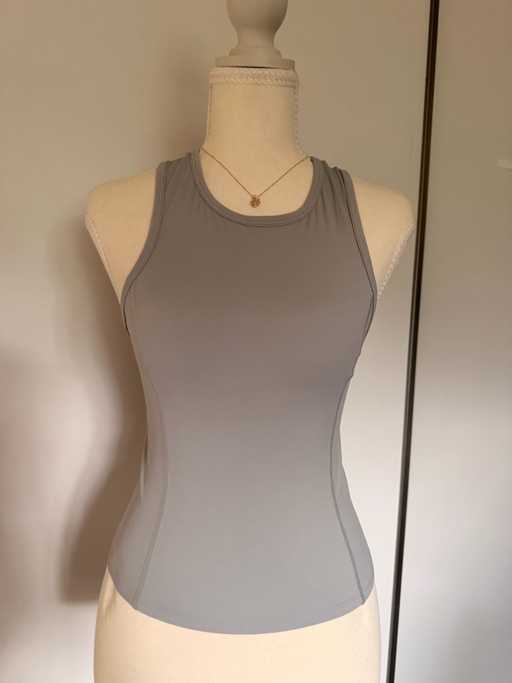 lululemon athletica Gray Racerback Tank Top - Picture 2 of 5